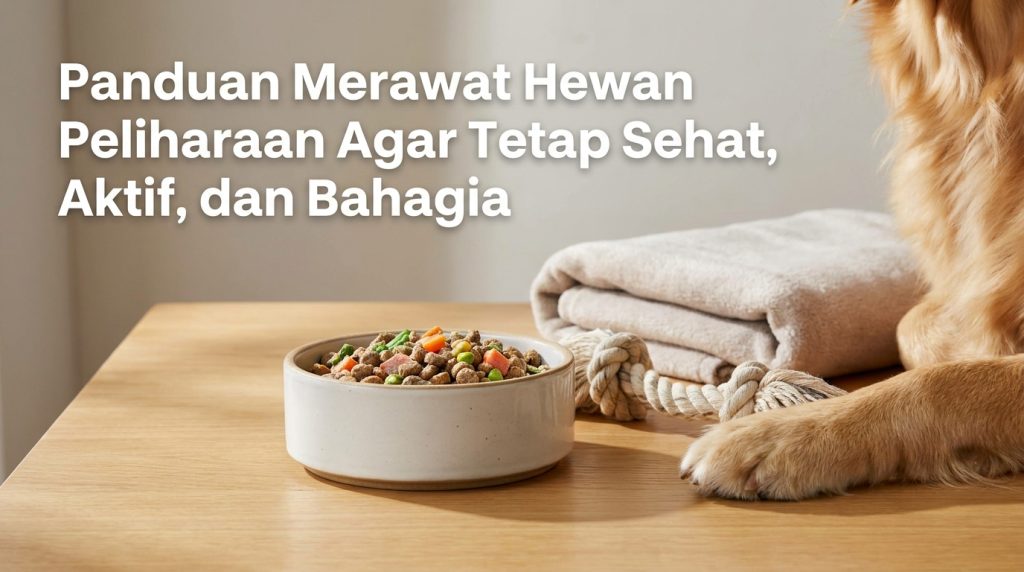 Panduan Merawat Hewan Peliharaan Agar Tetap Sehat, Aktif, dan Bahagia