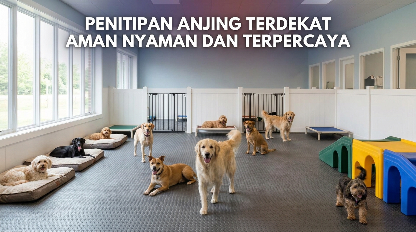 Penitipan Anjing Terdekat Aman Nyaman dan Terpercaya